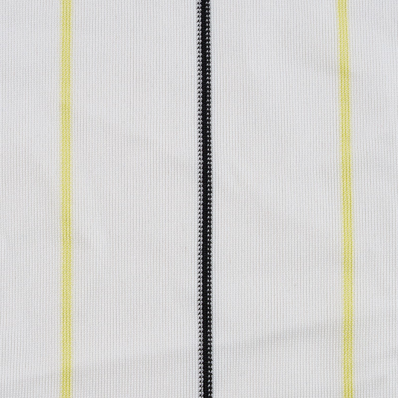 Tela de punto Warp a rayas verdes claras