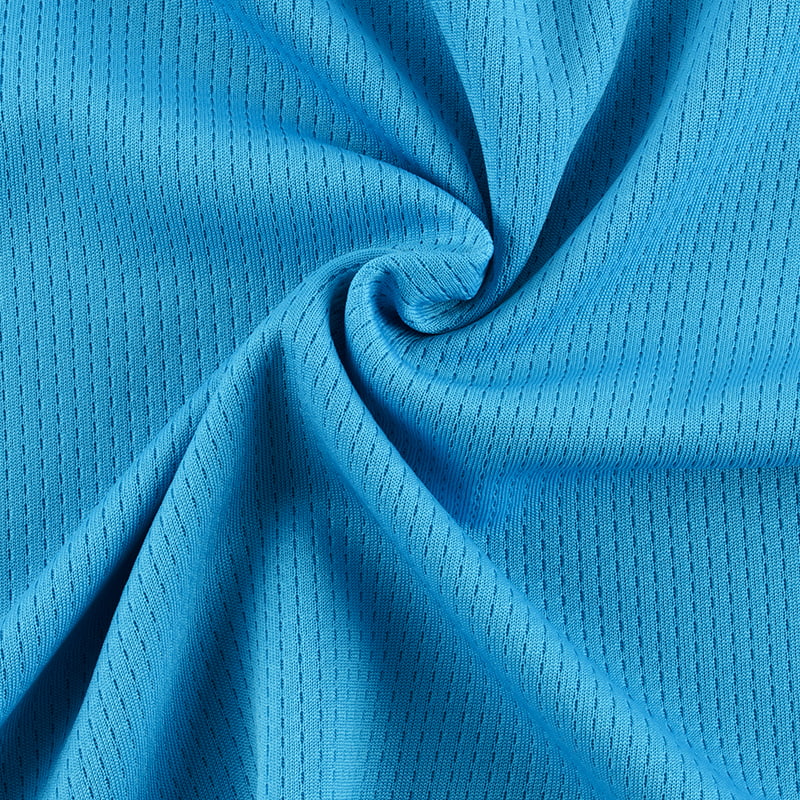 Tela de malla de doble cara con rayas rectas