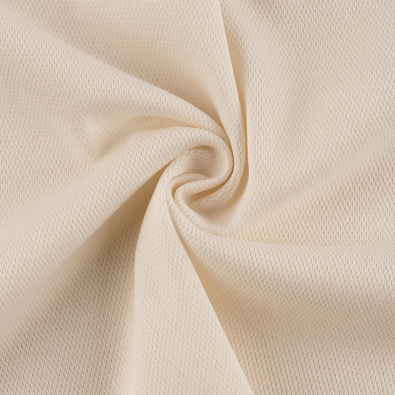 Tela de punto de urdimbre piqué tejida a punto de urdimbre