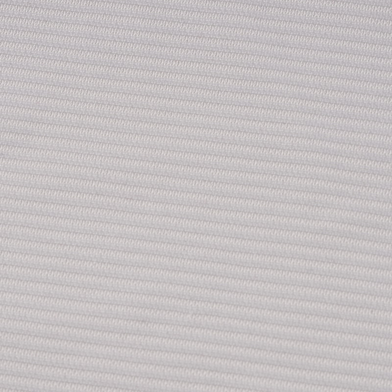 Tela de malla de doble cara acanalada con parte inferior plana